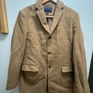 Banana Republic Tan Wool Coat